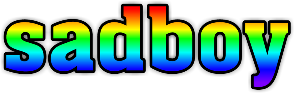 Sad Boy Kanashii Shounen Colors Rainbow Red Orange - Graphic Design Clipart (1024x1024), Png Download