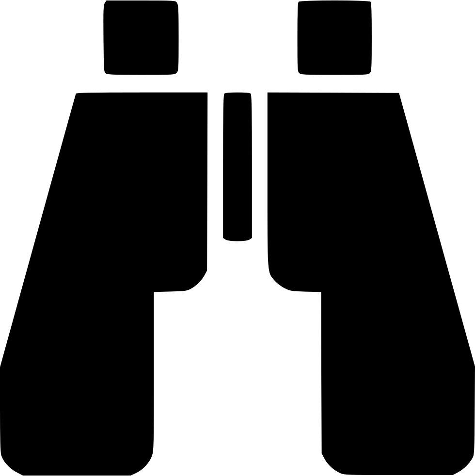 Png File Svg - Fontawesome Binoculars Clipart (980x982), Png Download