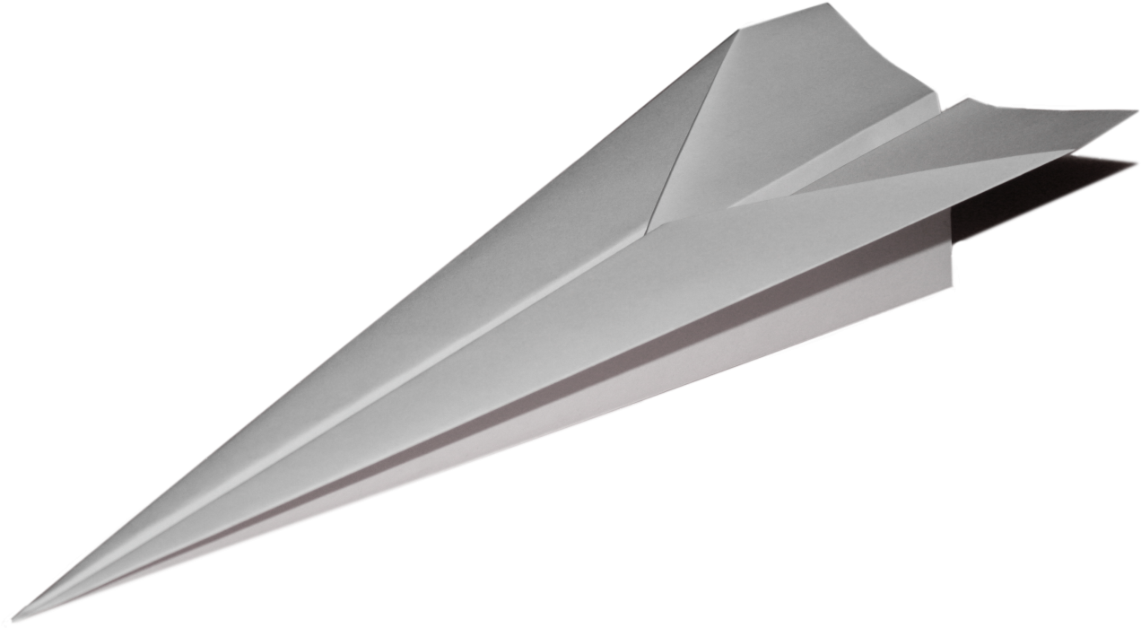 Free Png Download Paper Plane Clipart Png Photo Png - Paper Air Plane Transparent Png (850x476), Png Download