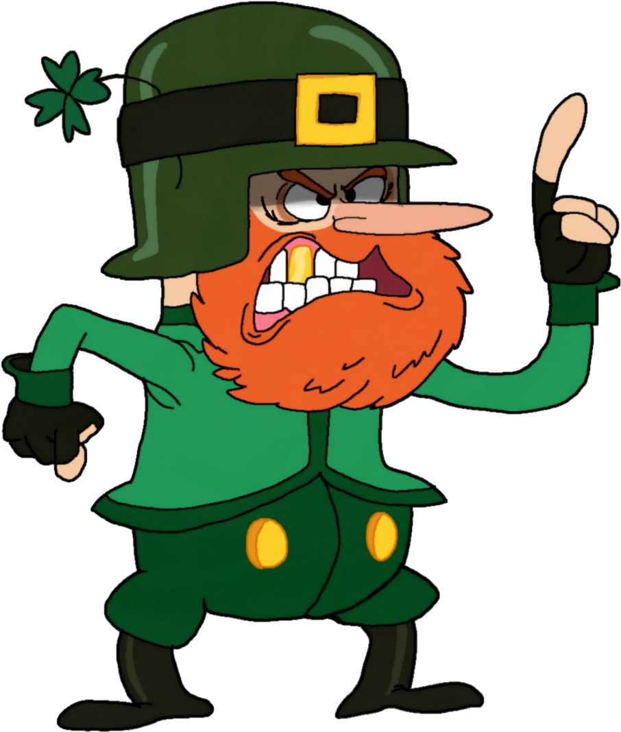 Wabbit Leprechaun Clipart (1024x1110), Png Download