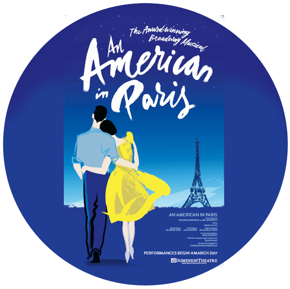 Past Productions - American In Paris Tickets Clipart (600x599), Png Download