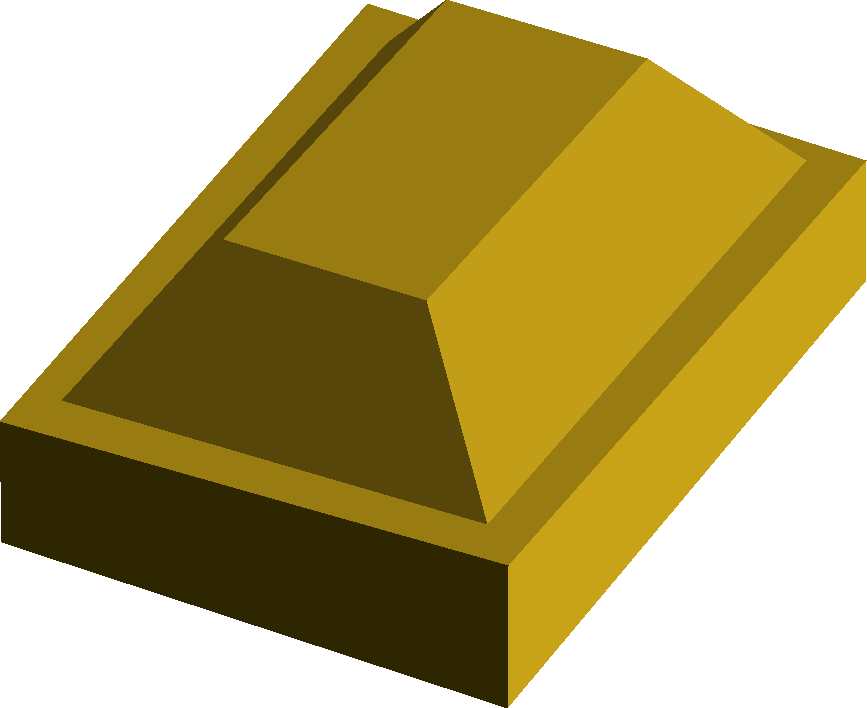 'perfect' Gold Bar Clipart (867x708), Png Download