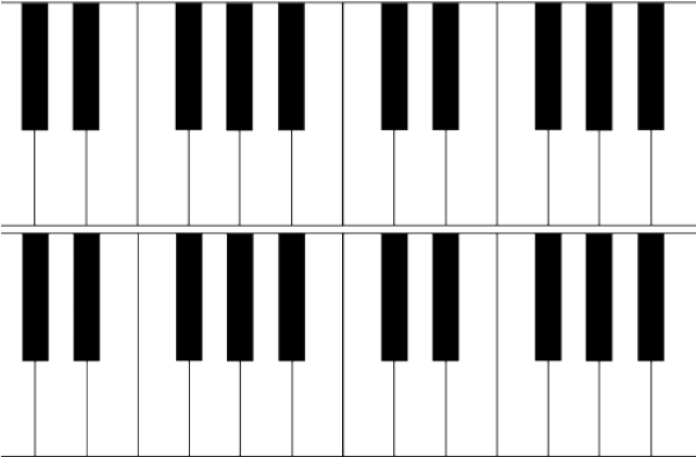 Piano Clipart Octave - River Flows In You Noten - Png Download (640x480), Png Download