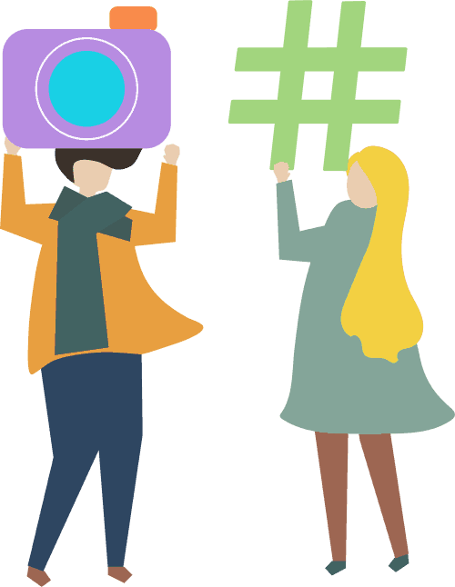 Ready To Grow Your Social Media Presence - Illustratie Mensen Clipart (500x646), Png Download