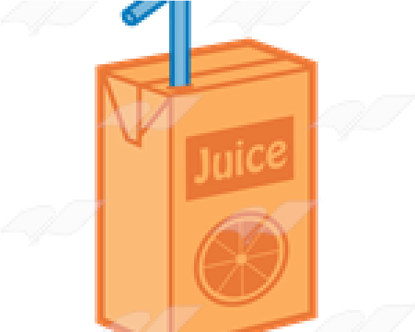 Straw Clipart Juice - Carton - Png Download (640x480), Png Download