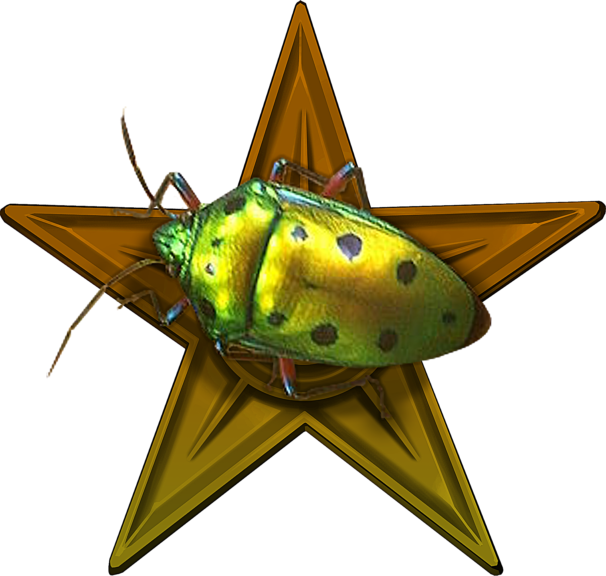 Entomology Barnstar - Video Game Clipart (2000x1900), Png Download