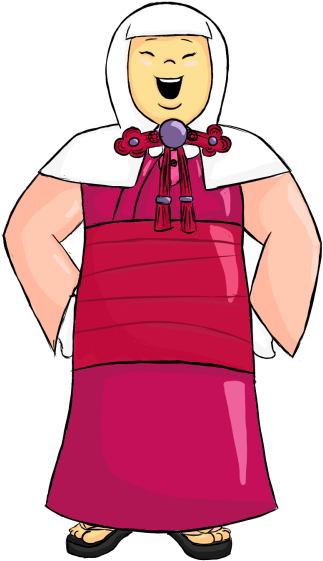 Everyone's Favorite Laughing Nun - Cartoon Clipart (500x667), Png Download