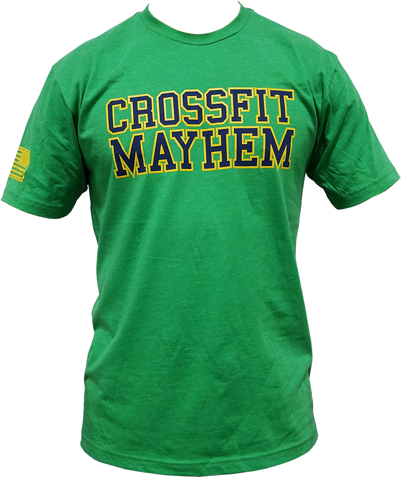 Cf Mayhem Game Day Tee-green - Active Shirt Clipart (857x1008), Png Download