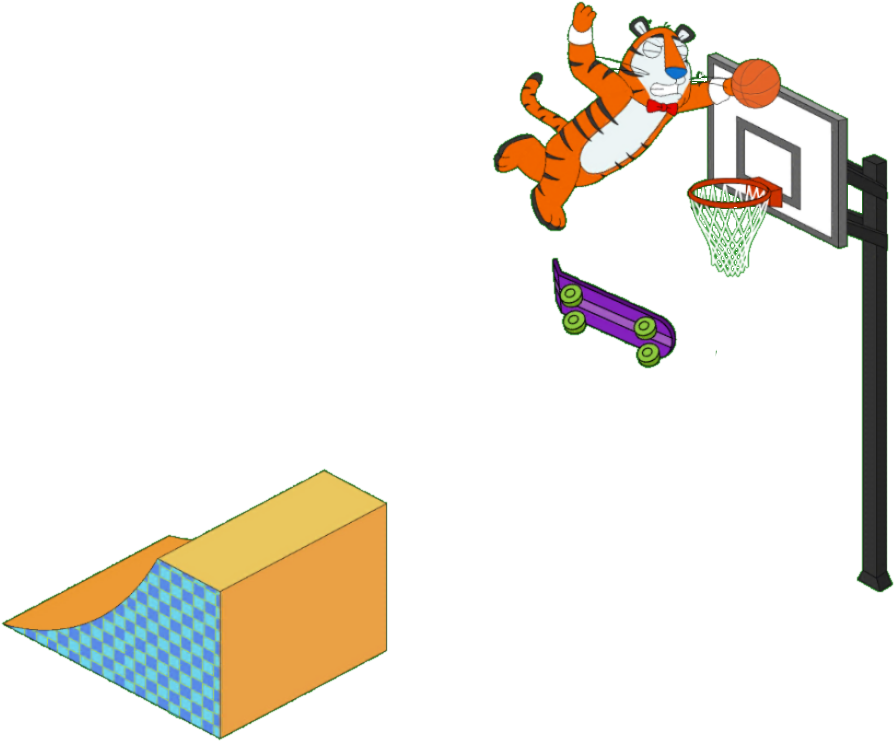 Fat Guy Basketball Clipart - Png Download (960x765), Png Download