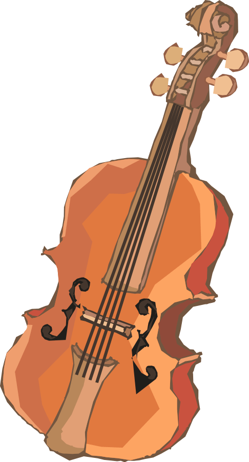 File Violin 2 Svg Png Wikimedia Commons Clipart (486x900), Png Download