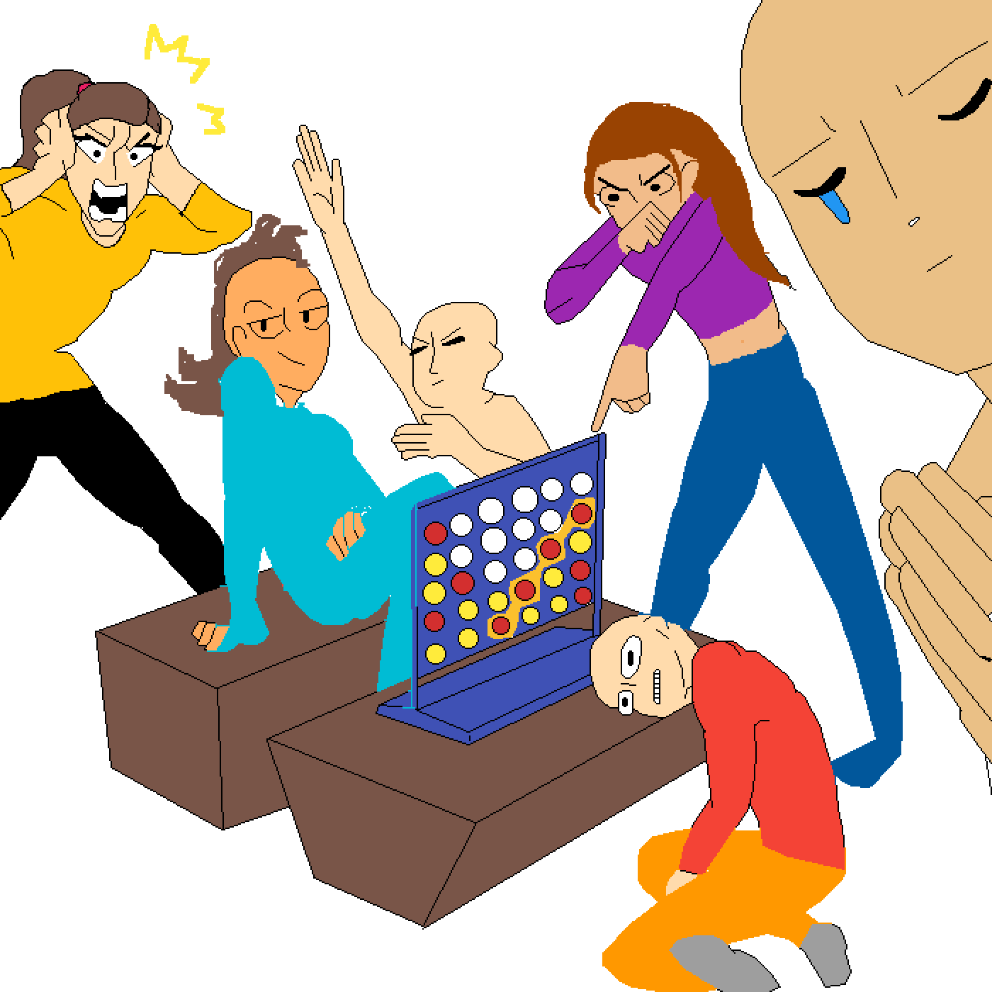 Game Night Cartoon Clipart Full Size Clipart (3607771) PinClipart