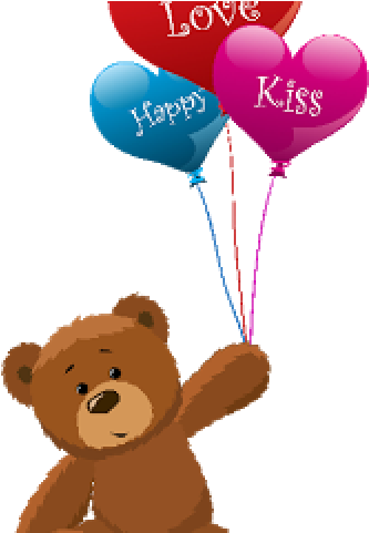 Bear Clipart Balloon - Teddy Day Images For Love - Png Download (640x480), Png Download