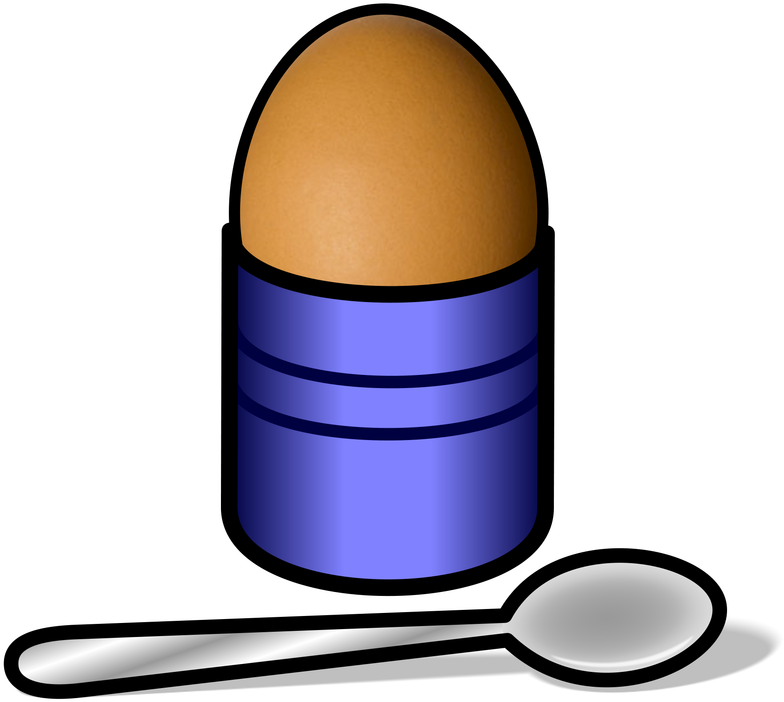 Egg Boiled Clipart (822x800), Png Download