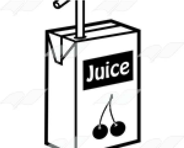 Straw Clipart Juice Carton - Png Download (640x480), Png Download