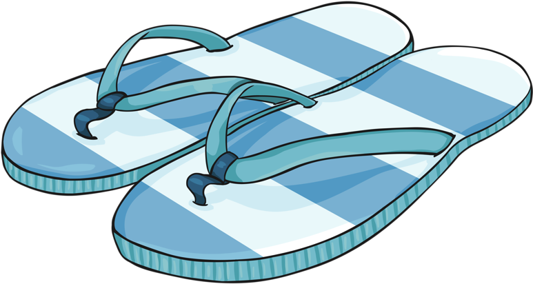Pair Clipart Pair Slipper - Slipper Cartoon - Png Download (800x434), Png Download