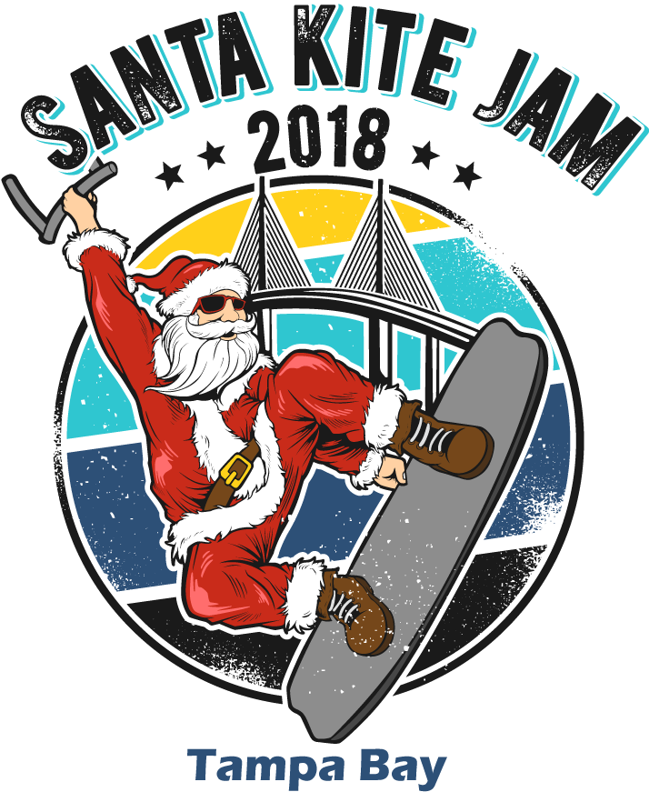 Santa Kite Jam - Poster Clipart (722x885), Png Download