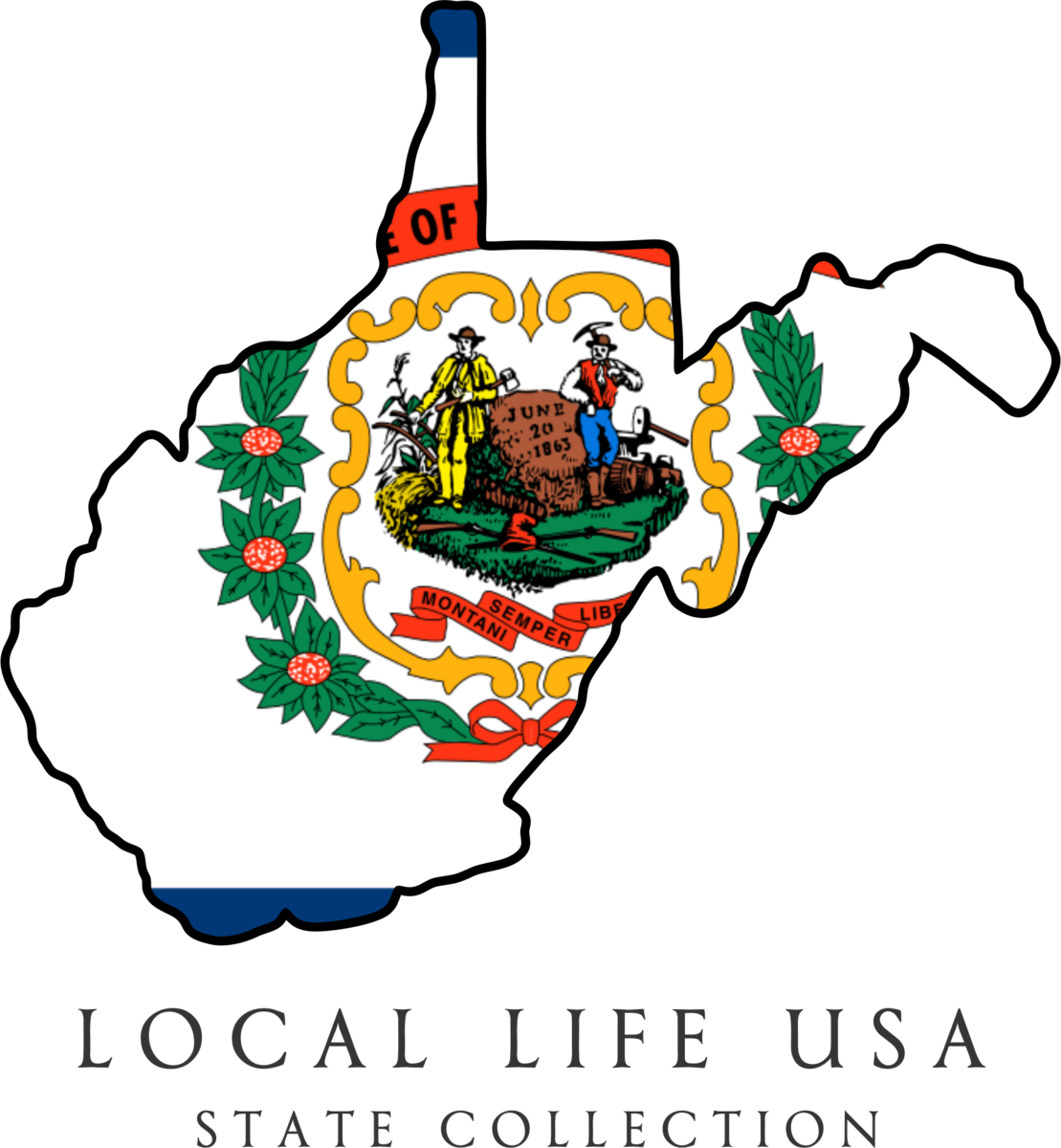 Your Cart Is Currently Empty - West Virginia Flag Seal Clipart (1109x1200), Png Download