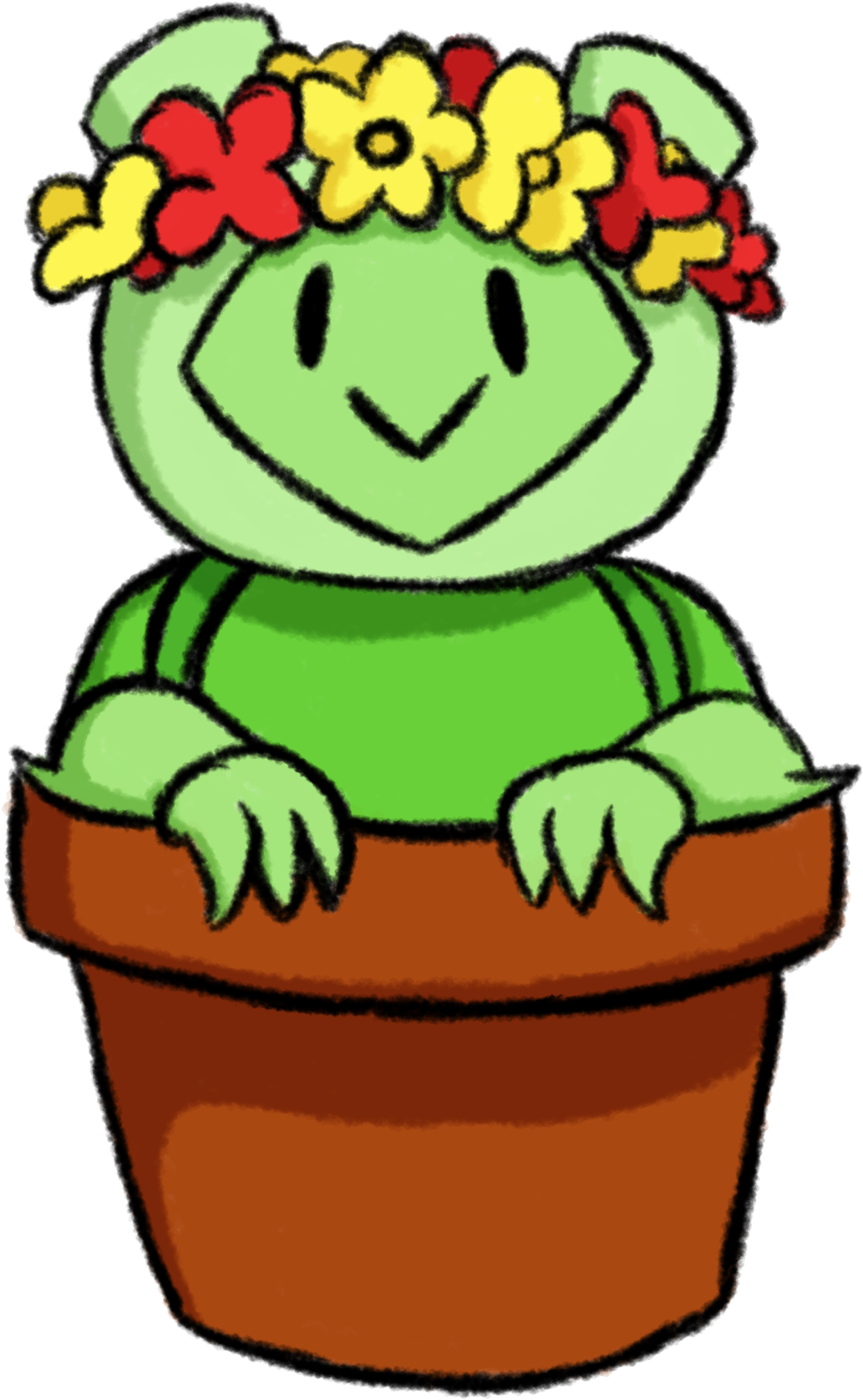 Plant Pot Fern Clipart (1280x1700), Png Download