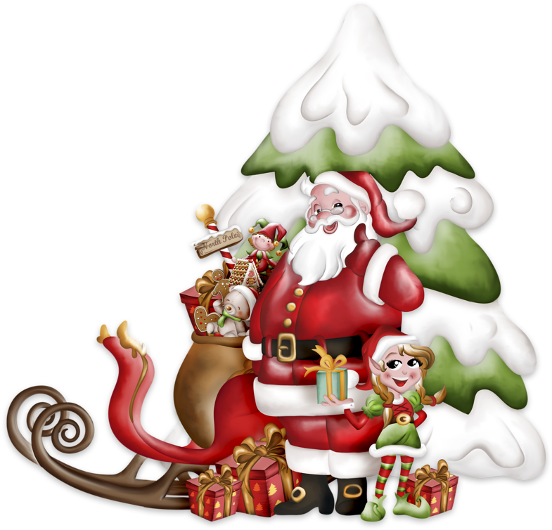 Christmas Png - Imagenes De Papa Noel Png Clipart (800x800), Png Download
