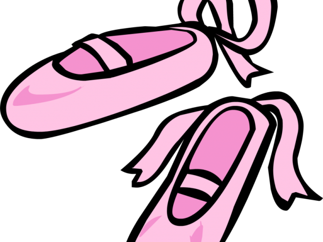 Tap Clipart Animated - Ballet Slipper Pink Clipart - Png Download (640x480), Png Download