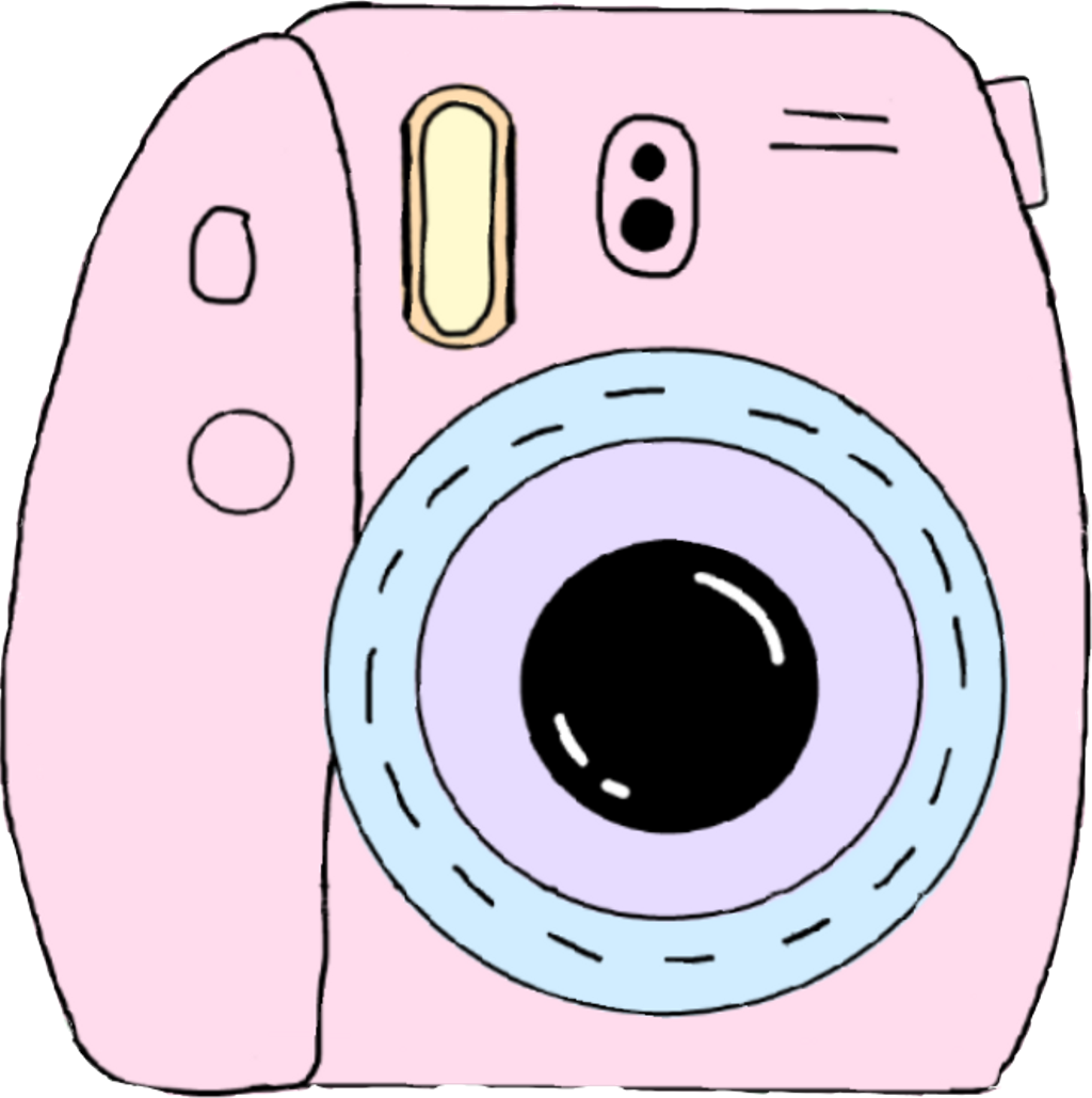 Polaroid Sticker Pastel Camera Clipart Png Transparent Png Full