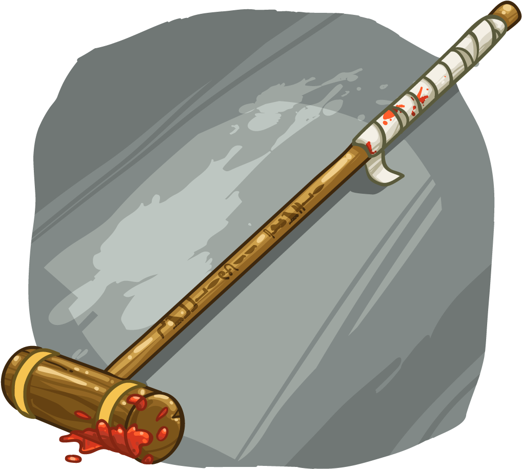 Used Croquet Mallet - Croquet Mallet Clipart (1024x1024), Png Download