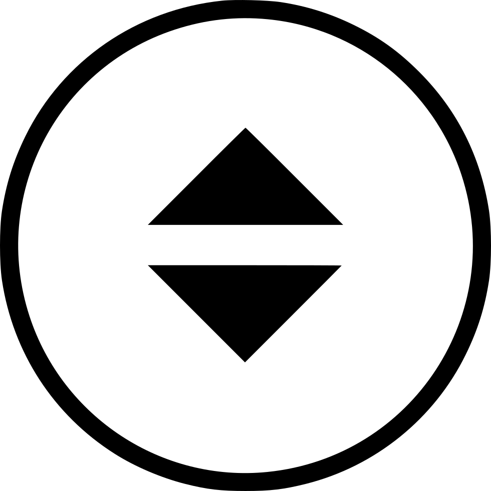 Top Down Up Bottom Arrows Navigation Comments - Telephone Icon Clipart (980x980), Png Download