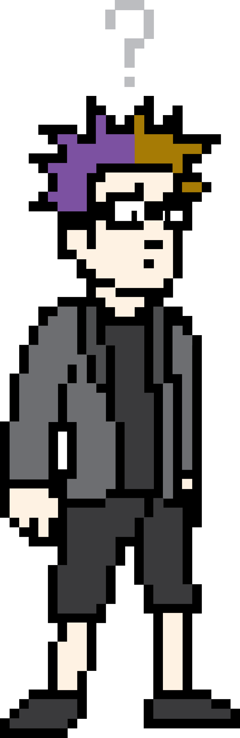 Confused Nate Clipart (825x2539), Png Download