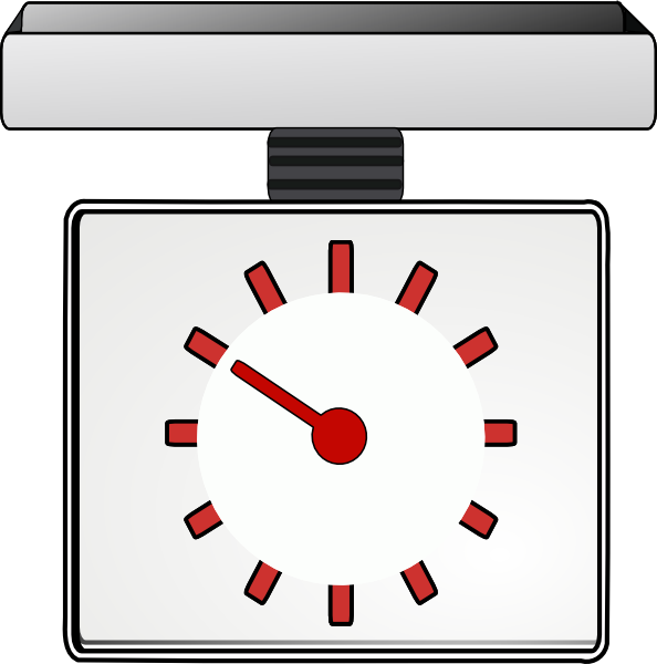Clipart Of Scales And Balance Payment - Scale Clip Art - Png Download (594x600), Png Download