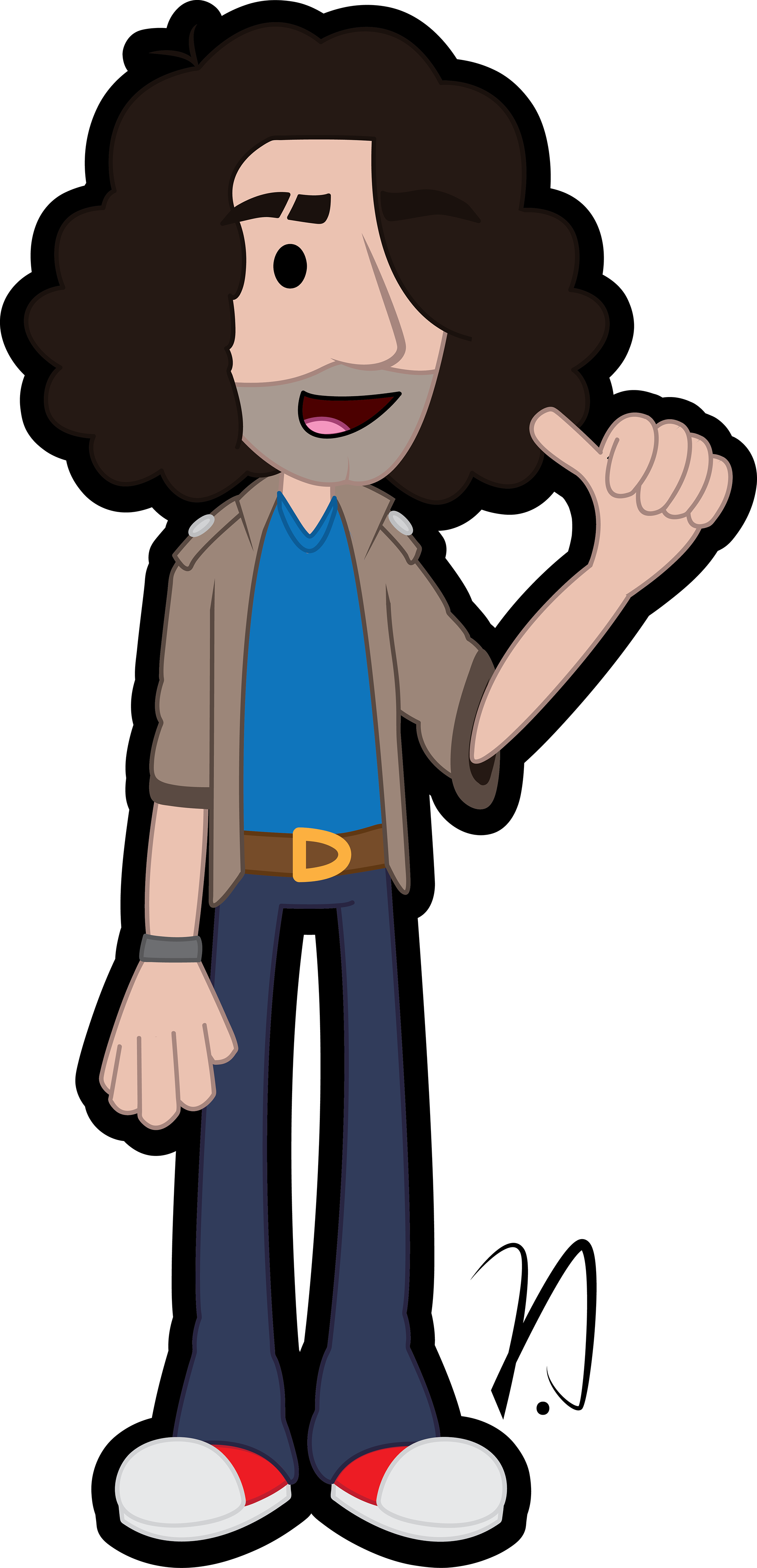 Fan Art Of The Game Grumps Cast From Youtube Clipart (1920x3977), Png Download
