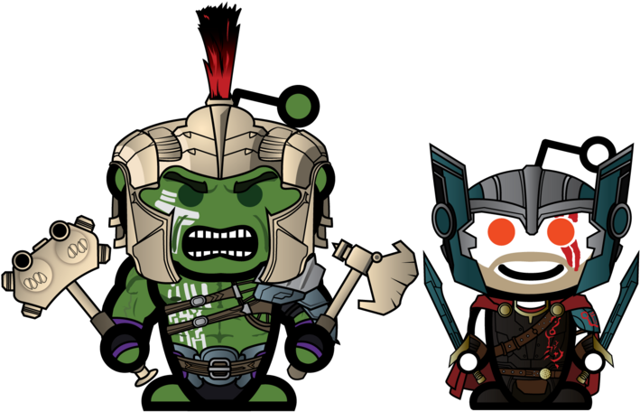 Thor Ragnarok Snoos Couldn't Wait After Seeing The - Cartoon Clipart (728x459), Png Download