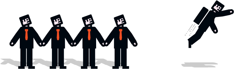 One In A Million Chance One In A Million - Leadership Clipart (800x418), Png Download