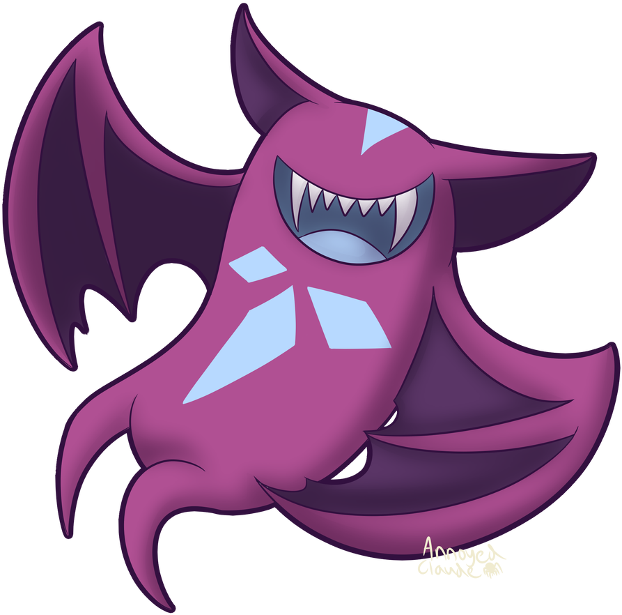 And Lastly, We Got A Unique Zubat Oc Named Kamette - Cartoon Clipart (899x889), Png Download