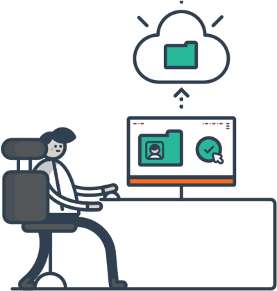 Jobs Clipart Attendance Monitor - Cartoon - Png Download (640x480), Png Download