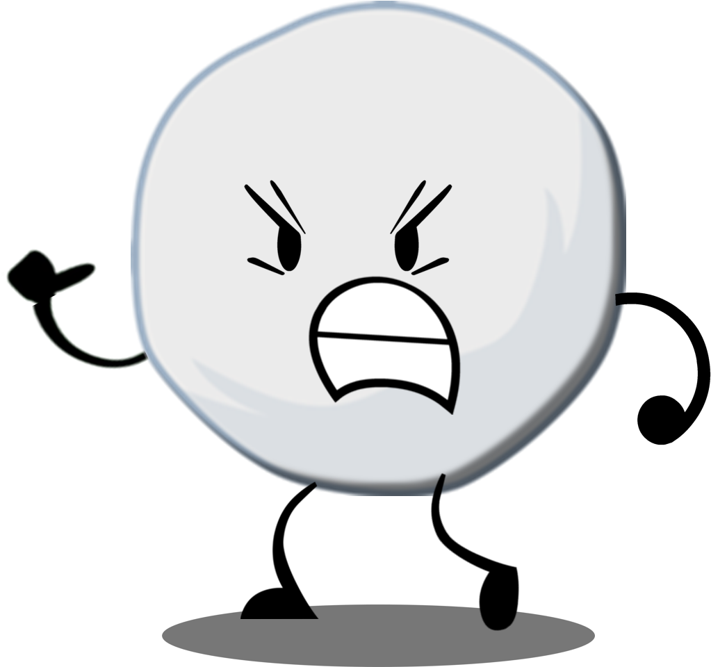 Snowball With Shadow Clipart (1023x960), Png Download