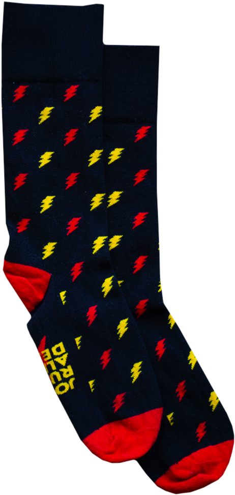 Jrad - Bolt Sock - Sock Clipart (1000x1000), Png Download
