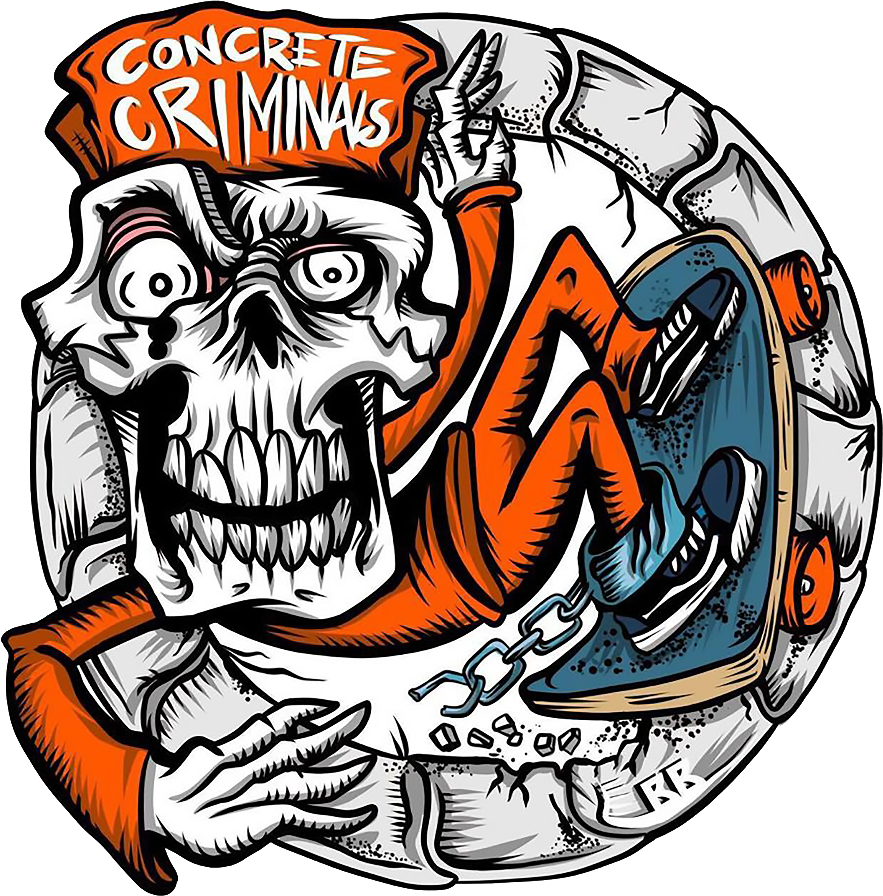 Concrete Criminals Clipart (3812x3850), Png Download