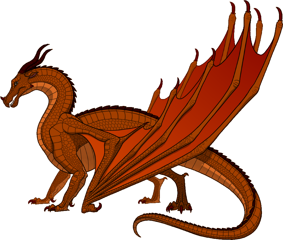 Red Tail - Wings Of Fire Skywing Clipart (1003x870), Png Download