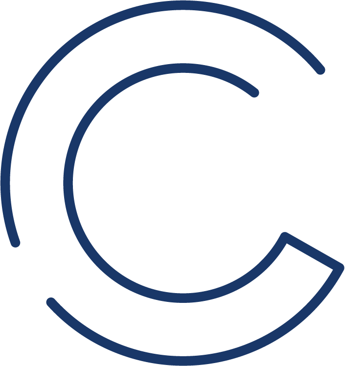 Cottey C One Color Cyan Cottey C One Color Navy - Circle Clipart (705x748), Png Download