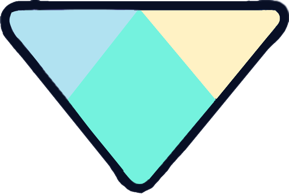 Gemstone Clipart Six - Triangle - Png Download (1000x674), Png Download