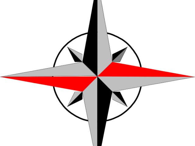 Compass Clipart North - North East South West Symbol - Png Download (640x480), Png Download