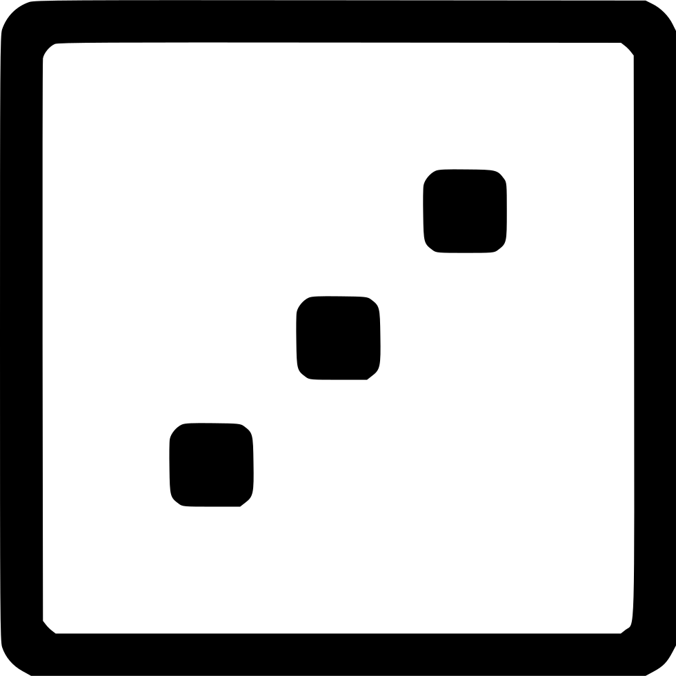 Dice Three Comments - Tablet Computer Clipart (980x980), Png Download