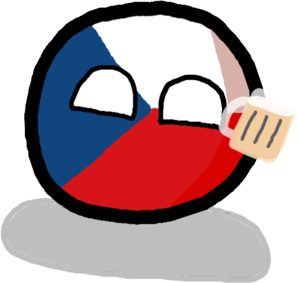 Czech Republic Countryball Png Clipart (800x600), Png Download