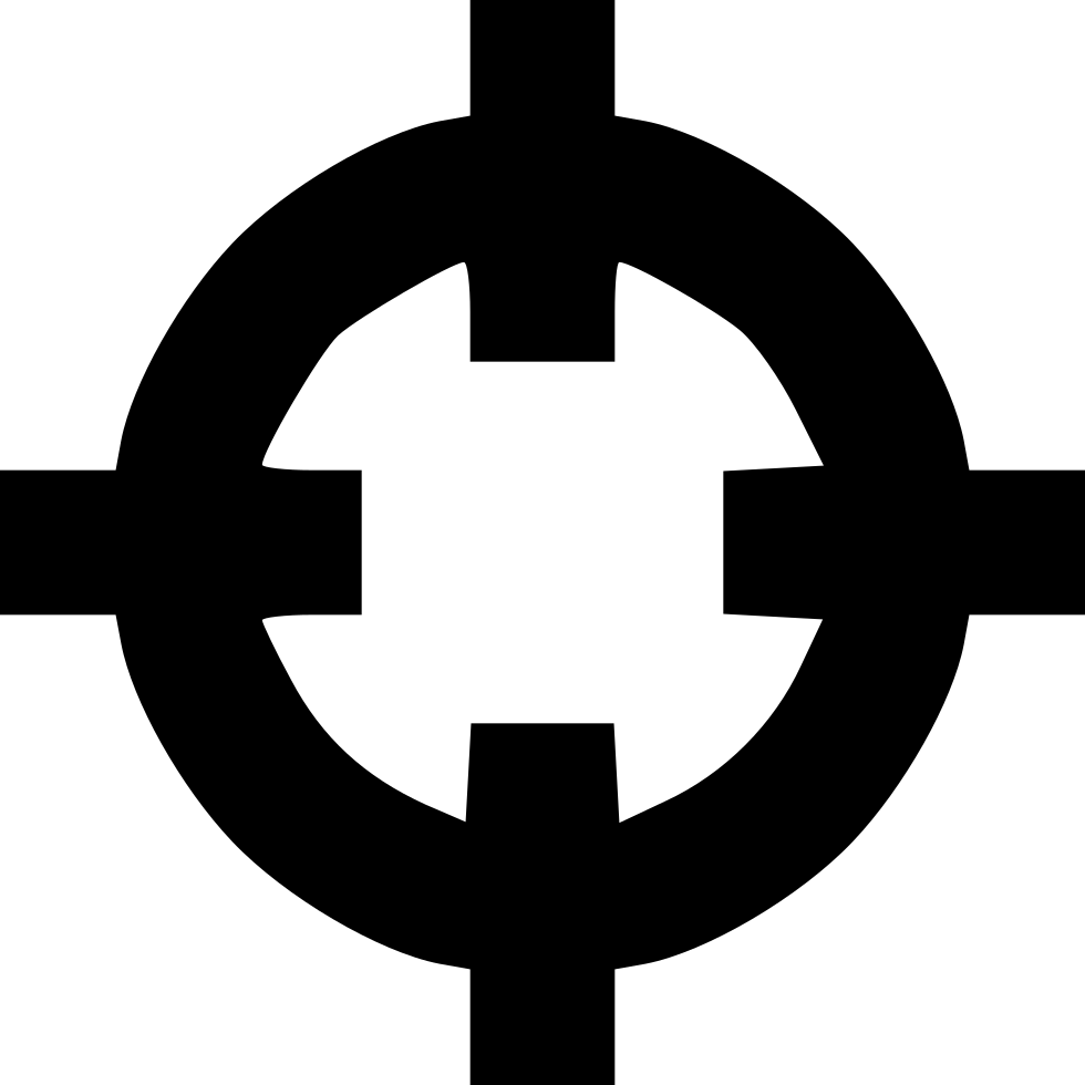 Cross Hairs Png - Icon Clipart (980x980), Png Download