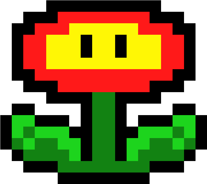 Download Super Mario Bros - Fire Flower Mario Png Clipart (#3619285