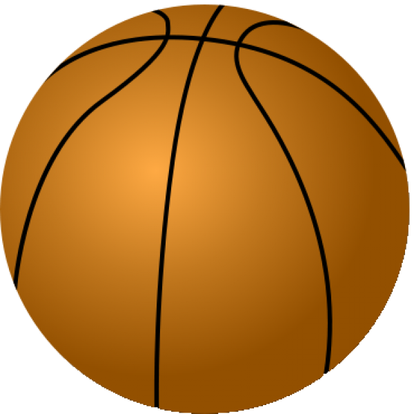 Basketball Art Png - Basketball Ball Clipart (600x600), Png Download