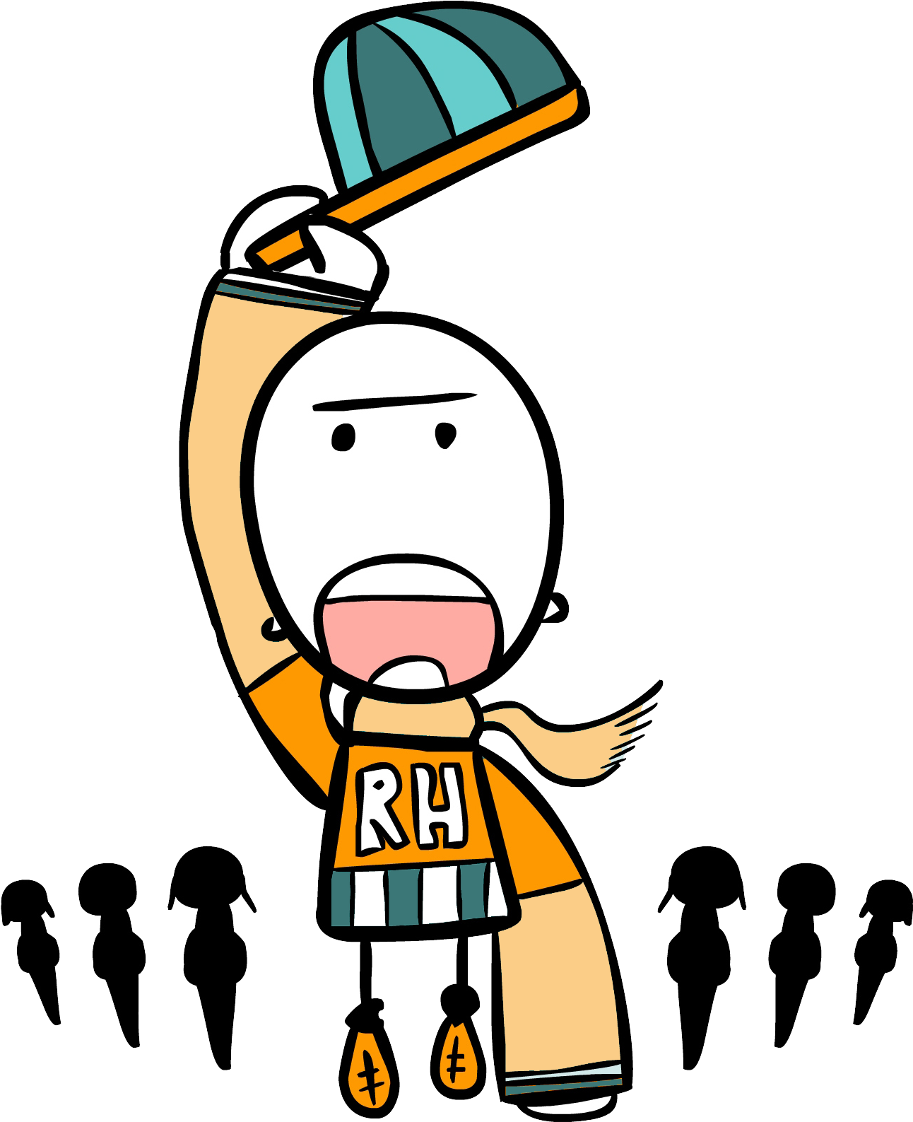 Rising Hat - Cartoon Clipart (2310x1710), Png Download