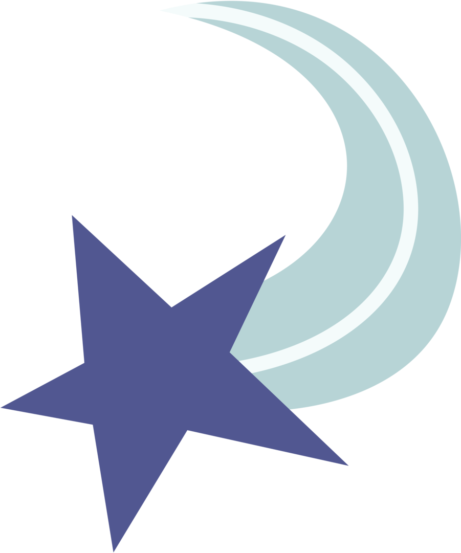 Shooting Stars Transparent Background - Mlp Star Cutie Mark Clipart (901x1081), Png Download