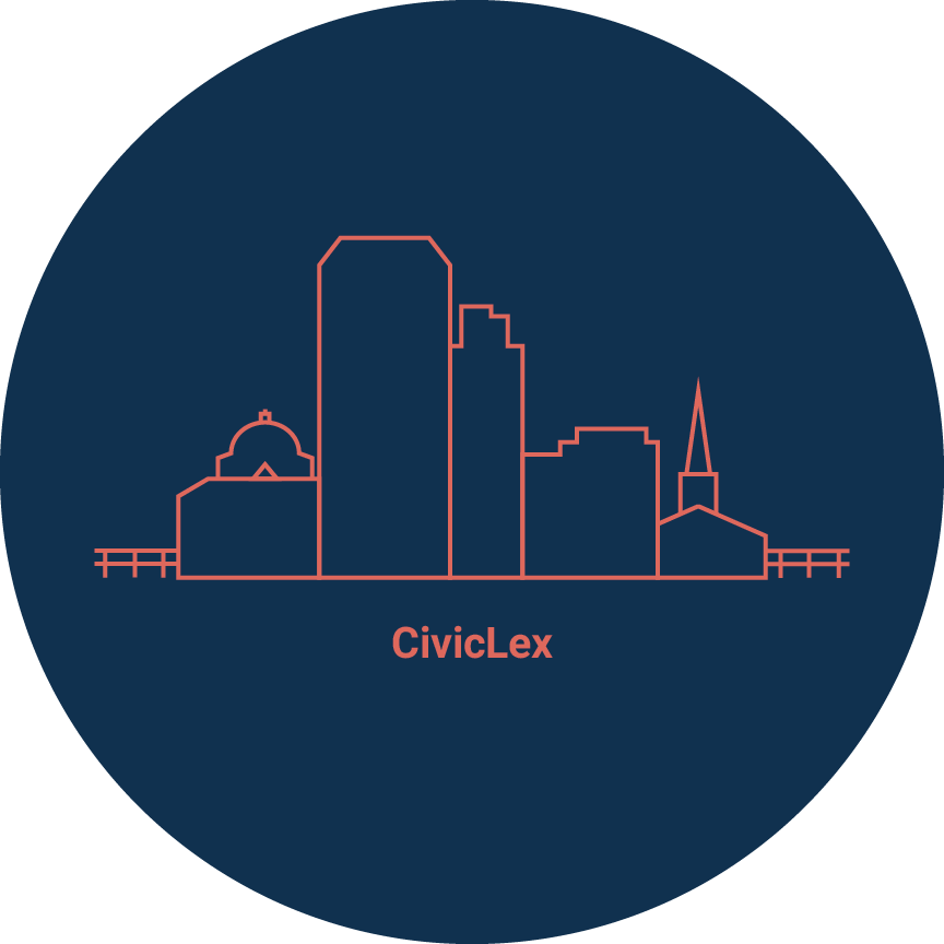 Civiclex Cityscape Bumper Sticker Clipart (864x864), Png Download