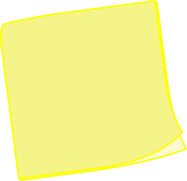 Sticky Clip Art At Clker Com Vector Clip Art Online - Illustration - Png Download (600x580), Png Download